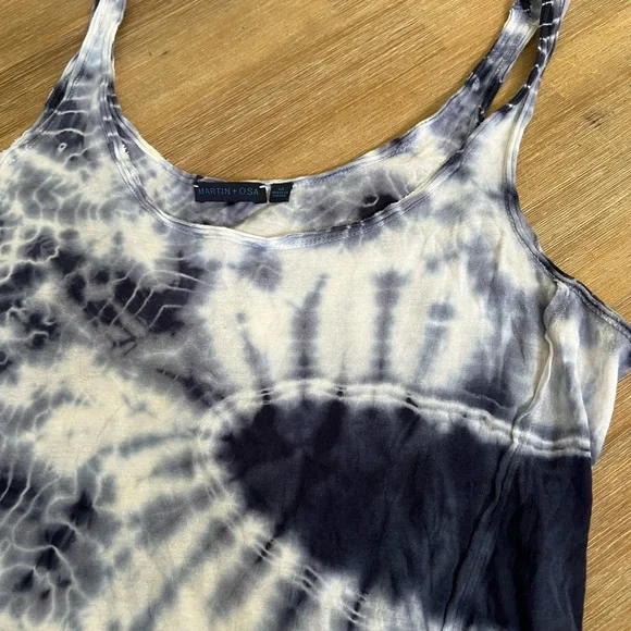 Martin + OSA Tie-Dye Lightweight Strappy Beach Tank 100% cotton - Like new - med - Picture 5 of 7